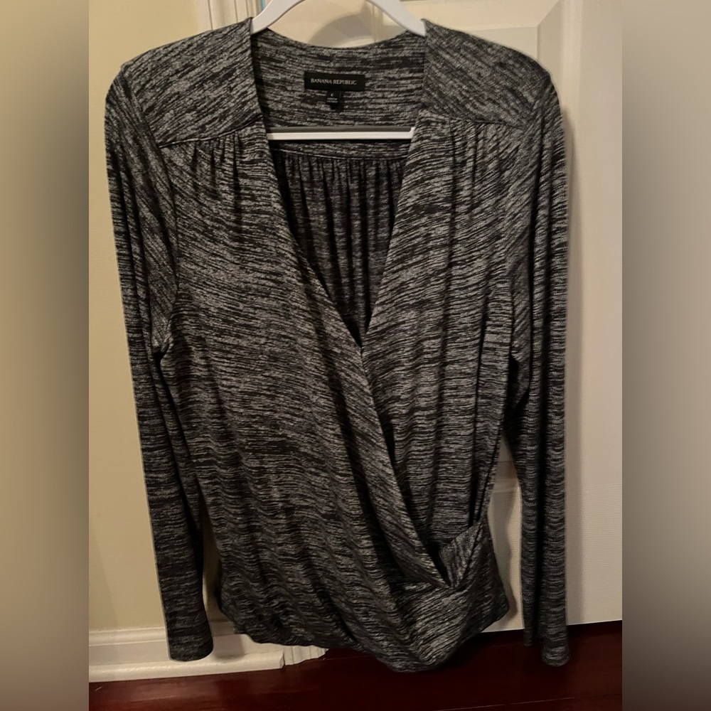 Faux wrap top